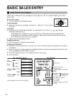 Preview for 14 page of Sharp XEA401 - Cash Register W/THERMAL Printer Instruction Manual