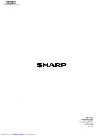 Предварительный просмотр 208 страницы Sharp XG-3785E Service Manual