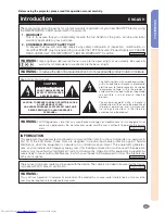 Preview for 5 page of Sharp XG-C55X - Conference Series XGA LCD Projector Operation Manual