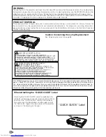 Preview for 6 page of Sharp XG-C55X - Conference Series XGA LCD Projector Operation Manual