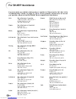 Preview for 100 page of Sharp XG-C55X - Conference Series XGA LCD Projector Operation Manual