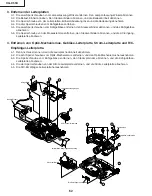 Предварительный просмотр 62 страницы Sharp XG-C55X - Conference Series XGA LCD Projector Service Manual