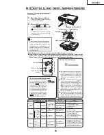 Предварительный просмотр 63 страницы Sharp XG-C55X - Conference Series XGA LCD Projector Service Manual