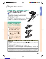 Предварительный просмотр 17 страницы Sharp XG-C60X Operation Manual