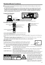 Предварительный просмотр 8 страницы Sharp XG-E1200U Operation Manual