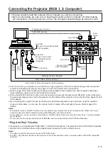 Предварительный просмотр 16 страницы Sharp XG E3000E/U Operation Manual