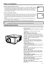 Preview for 4 page of Sharp XG-E3500U Operation Manual