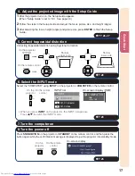 Предварительный просмотр 21 страницы Sharp XG-F210X Operation Manual