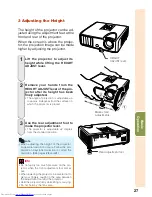 Предварительный просмотр 31 страницы Sharp XG-F210X Operation Manual