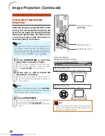 Предварительный просмотр 32 страницы Sharp XG-F210X Operation Manual