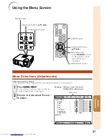 Предварительный просмотр 41 страницы Sharp XG-F210X Operation Manual