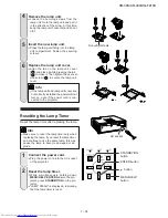 Предварительный просмотр 21 страницы Sharp XG-F210X Service Manual