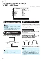 Предварительный просмотр 48 страницы Sharp XG-F315X Operation Manual