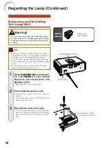 Предварительный просмотр 62 страницы Sharp XG-F315X Operation Manual