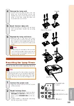 Предварительный просмотр 63 страницы Sharp XG-F315X Operation Manual