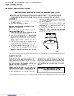 Предварительный просмотр 2 страницы Sharp XG-MB50X-L - Notevision XGA DLP Projector Service Manual