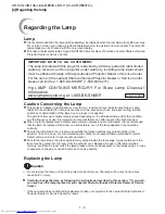 Предварительный просмотр 16 страницы Sharp XG-MB50X-L - Notevision XGA DLP Projector Service Manual