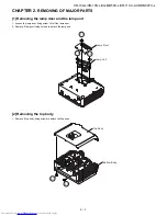 Предварительный просмотр 19 страницы Sharp XG-MB50X-L - Notevision XGA DLP Projector Service Manual