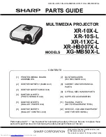 Предварительный просмотр 97 страницы Sharp XG-MB50X-L - Notevision XGA DLP Projector Service Manual