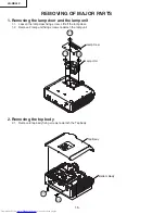 Предварительный просмотр 16 страницы Sharp XG-MB55X Service Manual