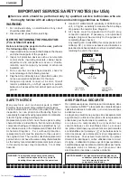 Предварительный просмотр 4 страницы Sharp XG-MB65X Service Manual