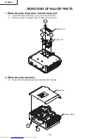 Предварительный просмотр 16 страницы Sharp XG-MB65X Service Manual