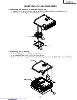 Предварительный просмотр 17 страницы Sharp XG-MB70X Service Manual