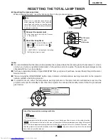 Предварительный просмотр 21 страницы Sharp XG-MB70X Service Manual