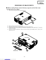 Предварительный просмотр 11 страницы Sharp XG-NV1E Service Manual