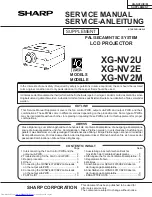 Предварительный просмотр 54 страницы Sharp XG-NV1E Service Manual