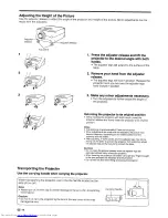 Предварительный просмотр 16 страницы Sharp XG-NV2E Operation Manual