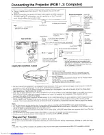 Предварительный просмотр 17 страницы Sharp XG-NV2E Operation Manual