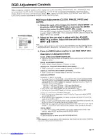 Предварительный просмотр 21 страницы Sharp XG-NV2E Operation Manual