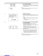 Предварительный просмотр 25 страницы Sharp XG-NV2E Operation Manual