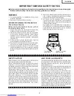 Предварительный просмотр 3 страницы Sharp XG-NV2SB Service Manual