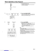 Preview for 23 page of Sharp XG-NV3XE Operation Manual