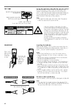 Предварительный просмотр 7 страницы Sharp XG-NV3XU Operation Operation Manual