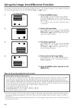 Предварительный просмотр 11 страницы Sharp XG-NV3XU Operation Operation Manual