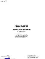 Предварительный просмотр 112 страницы Sharp XG-NV4SU Service Manual