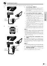 Предварительный просмотр 19 страницы Sharp XG-NV51XE Operation Manual