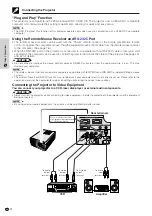 Предварительный просмотр 20 страницы Sharp XG-NV51XE Operation Manual