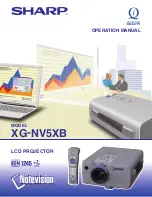 Sharp XG-NV5XB Operation Manual предпросмотр