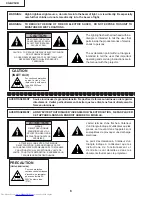 Предварительный просмотр 6 страницы Sharp XG-NV5XB Service Manual