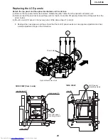 Предварительный просмотр 23 страницы Sharp XG-NV5XB Service Manual