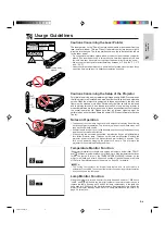 Предварительный просмотр 5 страницы Sharp XG-NV5XE Operation Manual