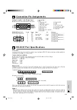 Предварительный просмотр 43 страницы Sharp XG-NV5XE Operation Manual