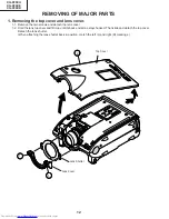 Предварительный просмотр 12 страницы Sharp XG-P20XD Service Manual