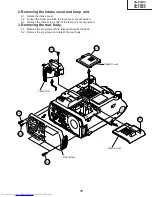 Предварительный просмотр 13 страницы Sharp XG-P20XD Service Manual