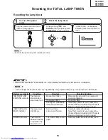 Предварительный просмотр 19 страницы Sharp XG-P20XD Service Manual