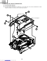 Предварительный просмотр 52 страницы Sharp XG-P20XD Service Manual